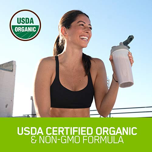 Optimum Nutrition Gold Standard 100% Organic Plant Based Protein Powder, Vitamin C for Immune Support, Vanilla, 1.51 Pound