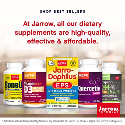 Jarrow Formulas Quercetin 500 mg - 100 Veggie Caps, Pack of 2 - Supports Antioxidant Status, Cardiovascular Health & Immune Health - 200 Total Servings